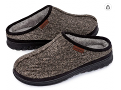 男款彈力麂皮絨長(zhǎng)幫拖